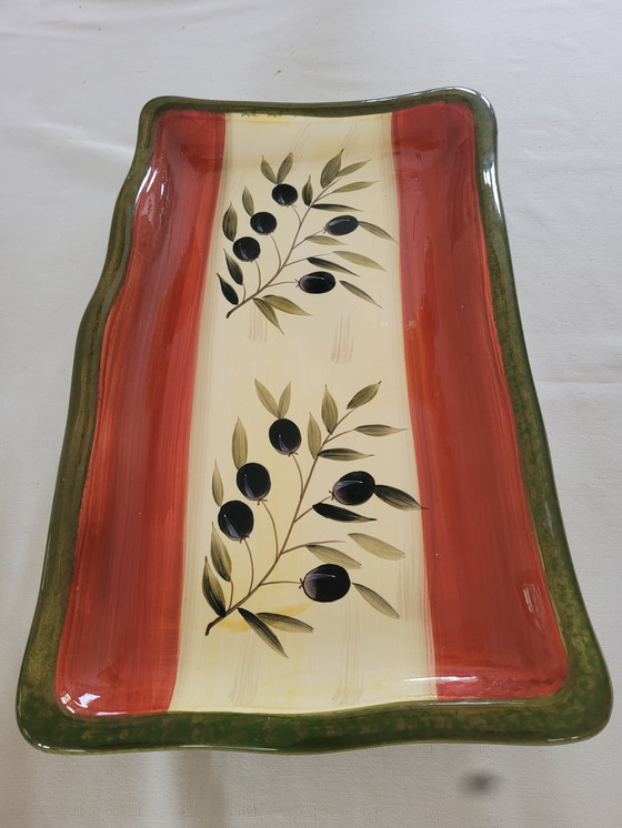 Image 1 of Multi-purpose schaal zwarte olijven