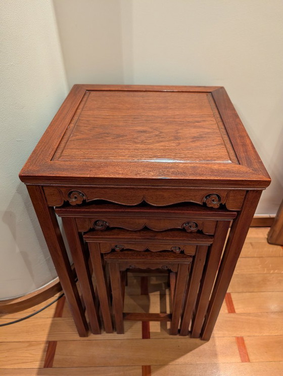 Image 1 of Juego de 4 mesas auxiliares