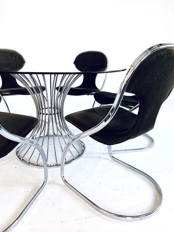 Image 1 of Space Age Dining Room Set, Gastone Rinaldi '70