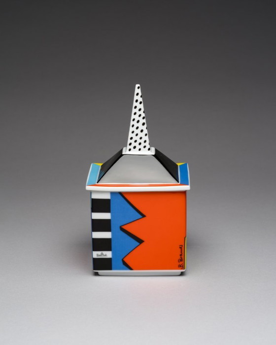 Image 1 of Rosenthal - Barbara Brenner Box Künstler-Sammeldosen "Artist Collection Boxes" series Porcelain Post-modernist Germany 80-90s