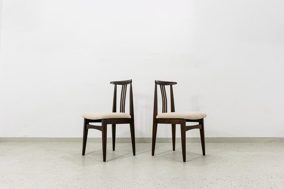Image 1 of VENTE Ensemble de 4 chaises de salle à manger de M. Zieliński, années 1960