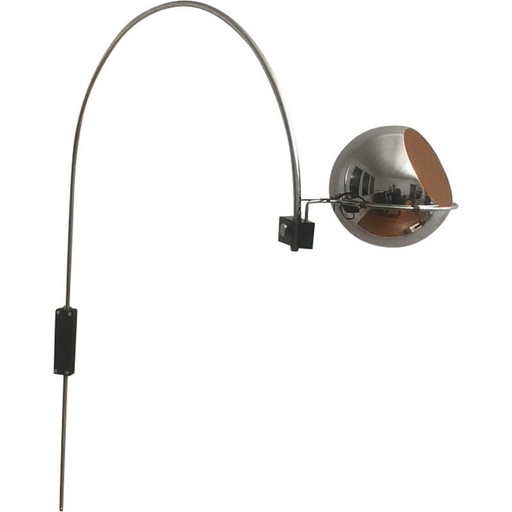 Vintage "Eyeball" wall lamp by Goffredo Reggiani, 1970s