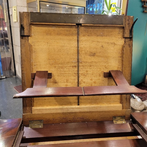 Image 1 of Architect's table “à la tronchin”, Louis XVI, mahogany wood, circa 1790 – France