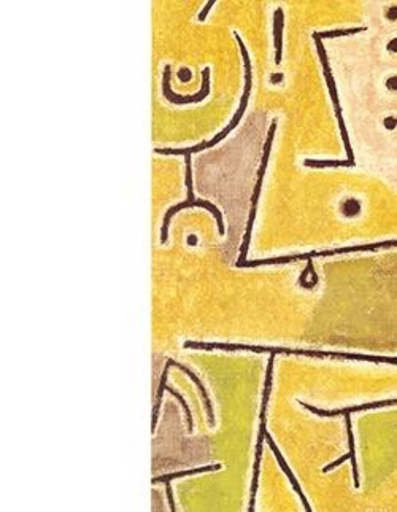 Image 1 of Paul Klee – Chaleco rojo (1938) | Grabado de arte abstracto simbólico | Modernismo