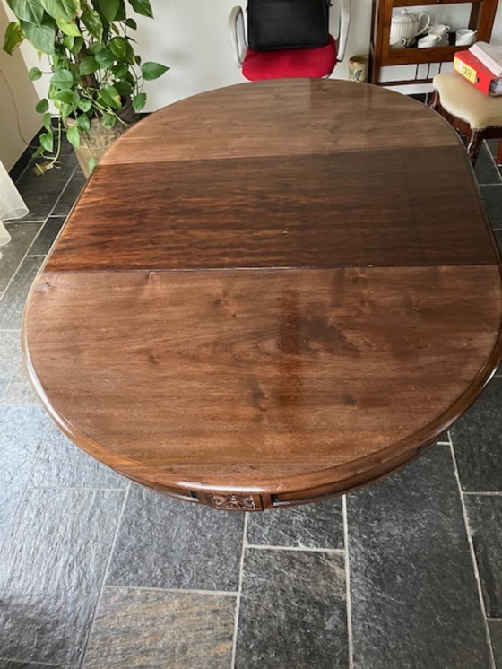 Image 1 of Tavolino Biedermeier con 6 sedie Biedermeier