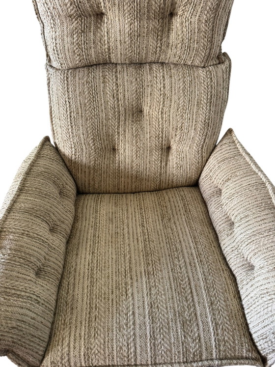 Poltrone Relax Ungheresi Mid Century – Tessile, Legno (photo 2 of 7)