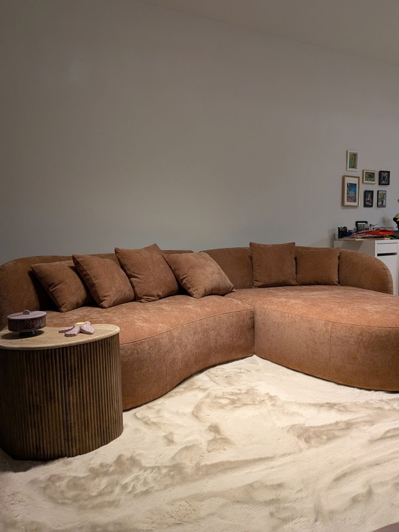 Hoekzetel astuce, Hoekbanken, Textiel, Roze (foto 3 van 10)