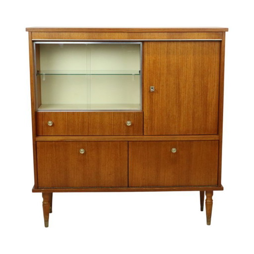 Buffet des années 60 Placage teck