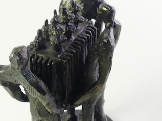 Image 1 of Bronze Sculpture 'Collaboration' – Bernadette Leijdekkers – 3 Figures