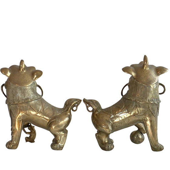 Buddha monumentale dorato a fuoco – Stile Tibetano-Rattanakosin – 44 cm / 6.4 kg – Sculture, Bronze (photo 3 of 20)