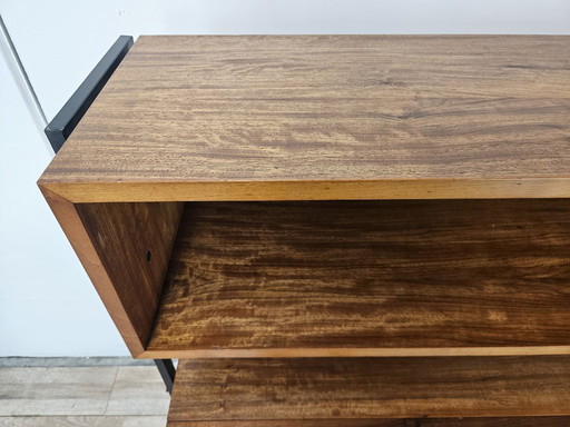 Teakhouten dressoir met ijzeren structuur, 1960