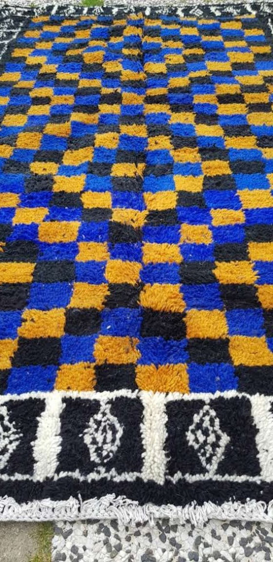 Image 1 of Alfombra bereber anudada a mano de lana, 243 x 163 cm