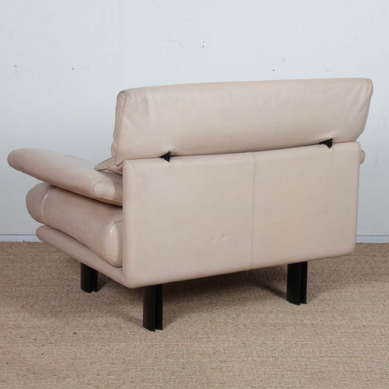 Image 1 of Alanda leren fauteuil van Paolo Piva voor B&B Italia, 1980