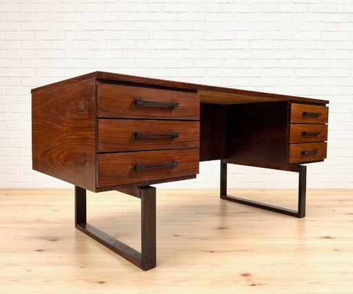 Escritorio Danés Mid-Century de Palisandro Torben Valeur & Henning Jensen para Dyrlund