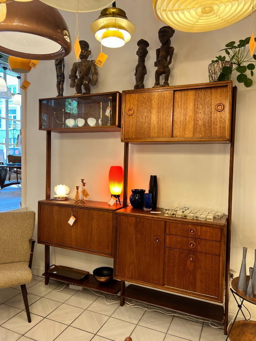 Vintage-Wandsystem/Wandschrank. William Watting für Fristho