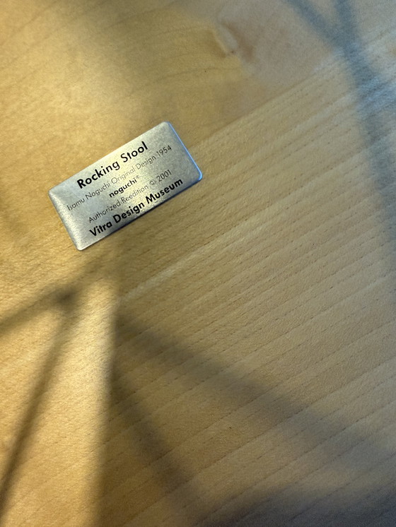 Image 1 of Sgabello a dondolo Vitra di design Isany Noguchi