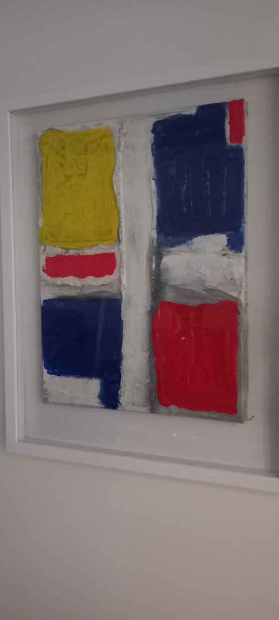 Image 1 of Dipinto di Bram Bogart, 30x40 cm, Cobra