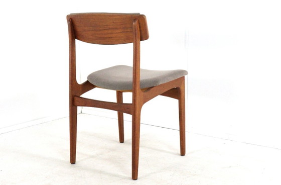 Image 1 of Set 6 Thorsø Stole- og Møbelfabrik stoelen vintage Deens