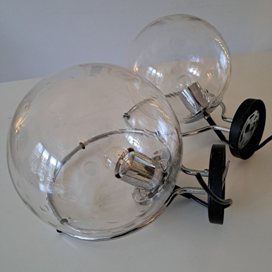 Image 1 of 2x Raak Wall Lamp Basket-Ball c-1725