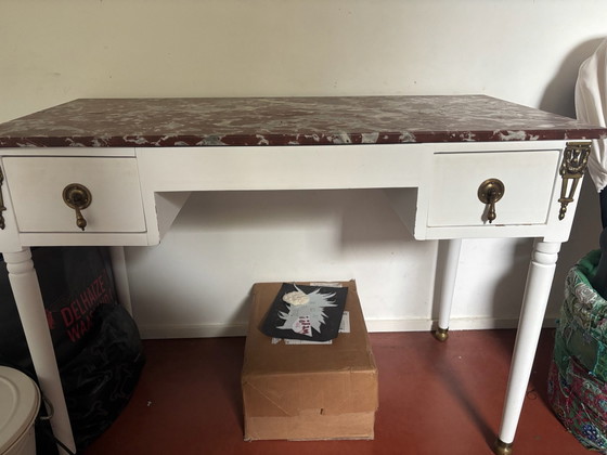 Antique desk marble top – Side tables (photo 10 of 11)