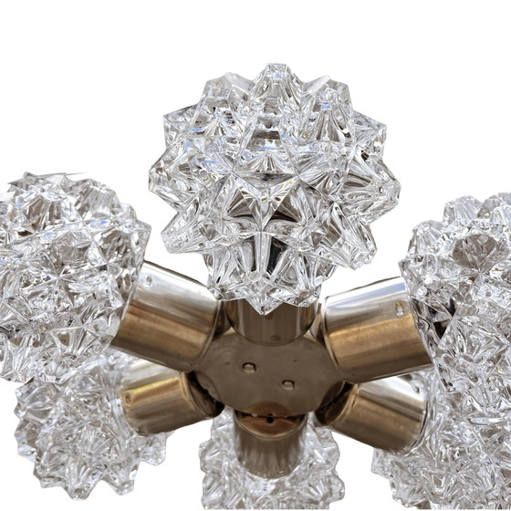 Image 1 of Lámpara de araña Sputnik, Kamenicky Senov, Checoslovaquia, años 70.