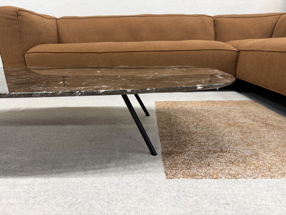 Image 1 of Mesa de centro Beek Fender de mármol marrón, 170x80