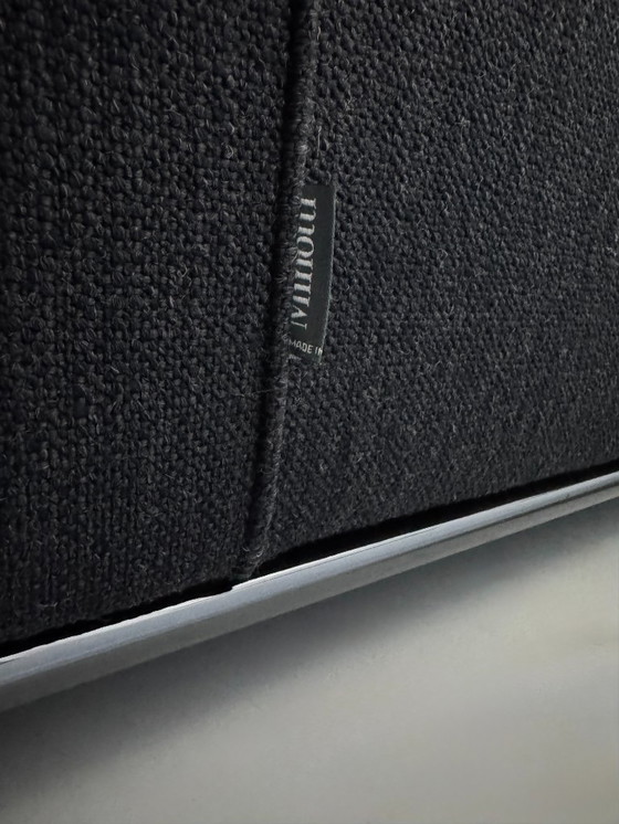 Image 1 of Sofá de diseño Minotti Hamilton, color azul grisáceo, modelo de exposición