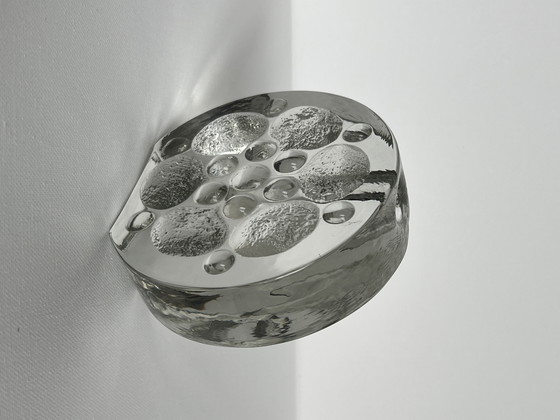 Image 1 of Design solifleur vase candlestick Walther glass Heiner Düsterhaus 