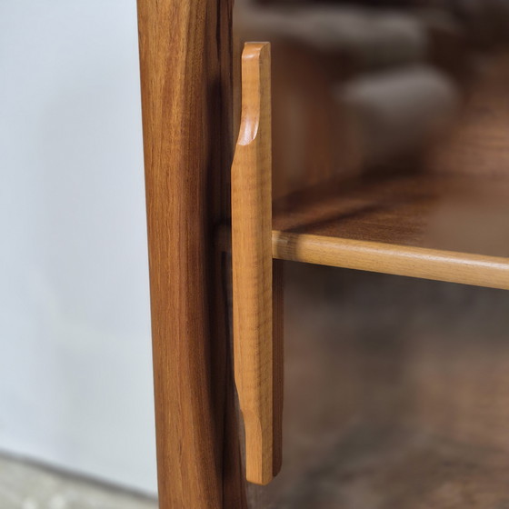 Image 1 of Dyrlund vintage 1960s Danish sideboard, dresser, wall unit display cabinet