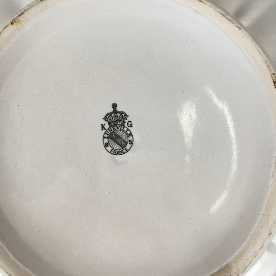 Image 1 of Große Salatschüssel, Modell „Straßenlaterne“, von KG Lunéville