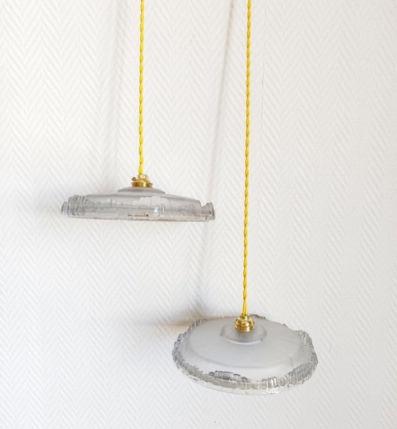 Image 1 of 2x suspensions art déco Ezan 