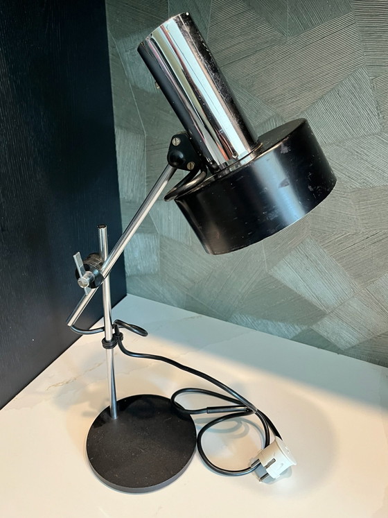 Hala Leuchten Schreibtischlampe, Schreibtischlampen, Metall, Chrom, Schwarz (Foto 9 von 10)