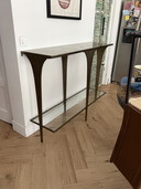 Table d'appoint en laiton