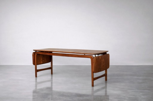 Vintage Mid-Century Danish Modern Teak Coffee Table Model FD 15/54 by Hvidt & Mølgaard-Nielsen for France & Daverkosen, 1950s