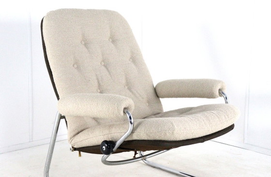 Image 1 of Ekornes Stressless 1970s armchair vintage newly upholstered