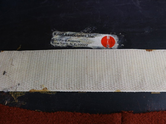 Image 1 of Early bronze lounge chair by Warren Platner for Knoll 1960s in rust red