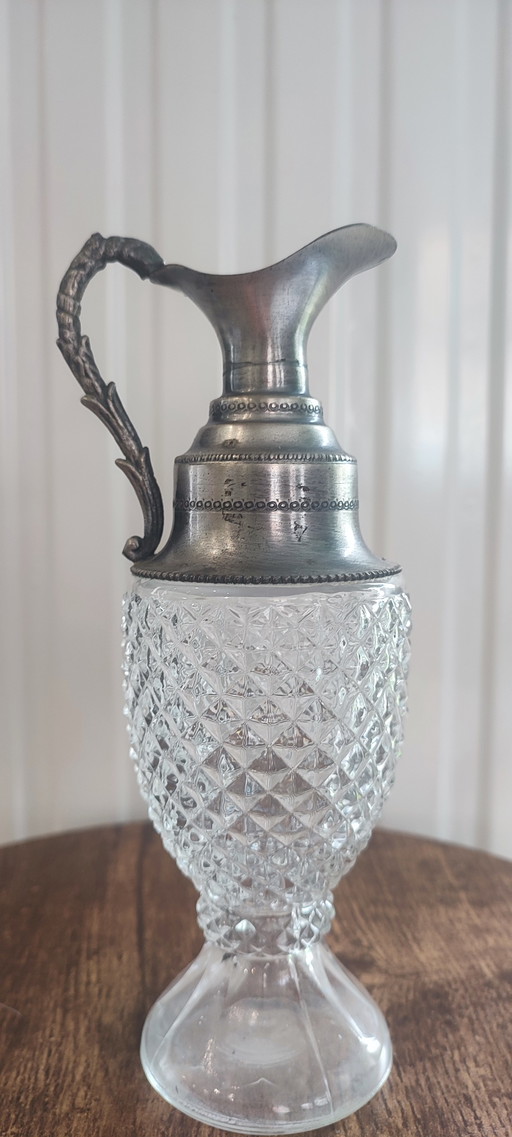 Antica brocca di vetro italiana