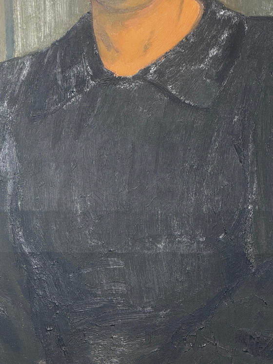 Dré Van Den Langenbergh - Olieverf op doek - Portret – Schilderijen & Tekeningen (photo 4 of 7)