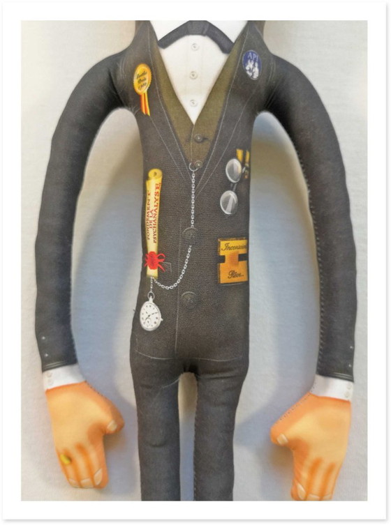 Image 1 of Sigmund Freud Gift | Psychology Gift | Psychoanalyst Gift | Therapist Office Decor | Freud Art Doll