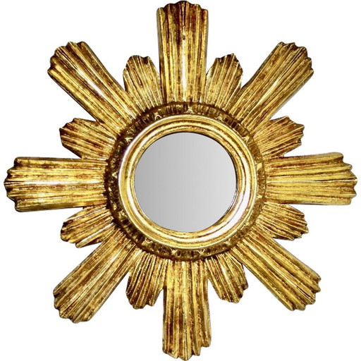 Vintage giltwood mirror, 1960