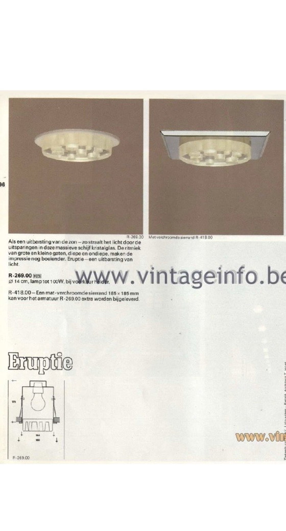 Ensemble de 6 spots encastrés Raak Amsterdam R-269 – Glass, Metal (photo 13 of 14)