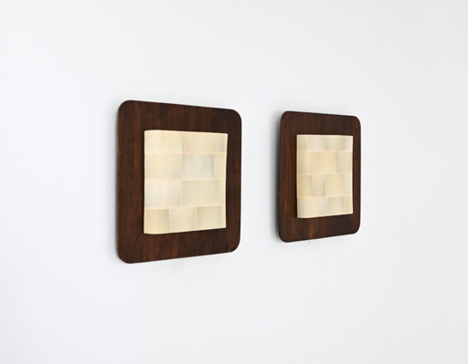 Appliques murales italiennes, années 1960, lot de 2