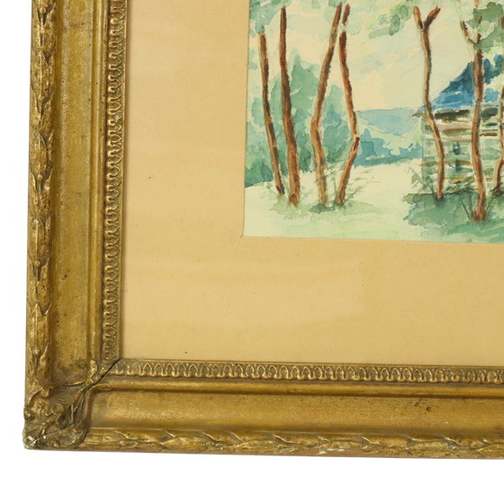 Image 1 of Aquarelle José Wolff Peinture 1924