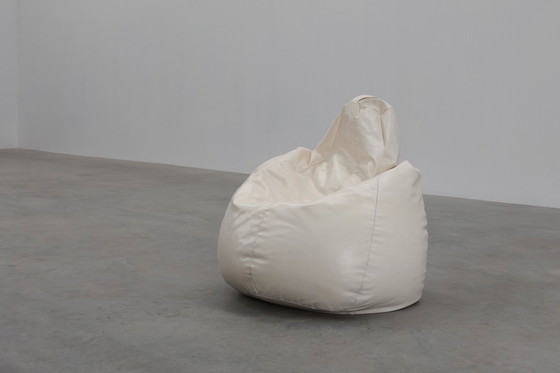 Image 1 of Grande sacco a pelo bianco vintage degli anni Settanta