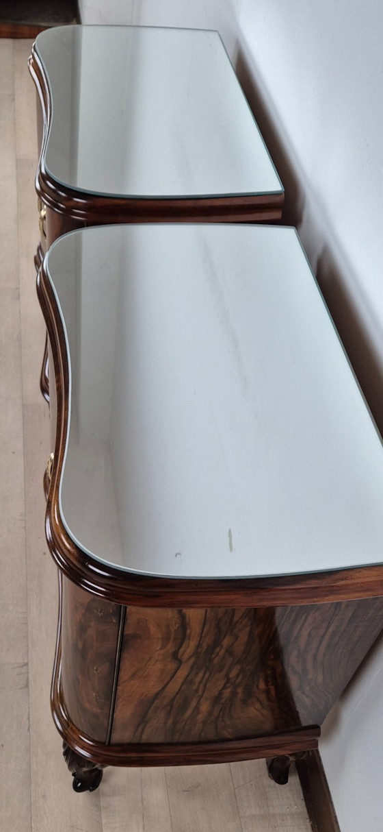 Image 1 of Art-Deco-Nachttische aus Florenz, 1934