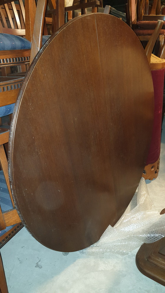 Image 1 of Klassiek Eiken eetkamer tafel Uitschuifbaar met tussenblad