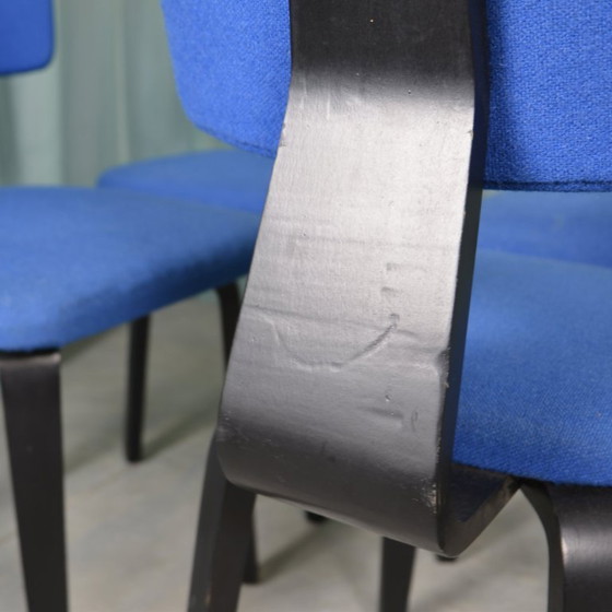 Image 1 of 4 sillas de comedor de madera contrachapada