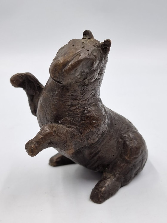 Image 1 of Kleine Bronzeskulptur eines Pferdes, Arthur Spronken?