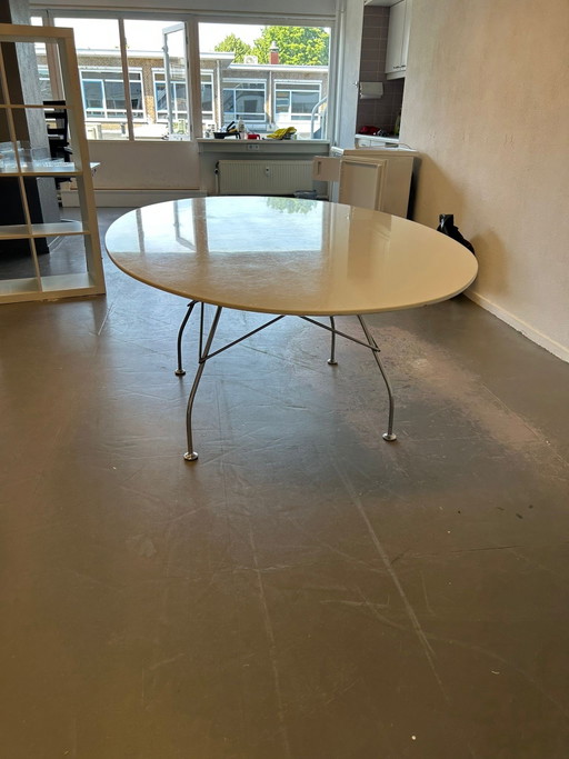 Antonio Citterio Kartell Glossy Dining Table – eettafels, Polyester, Metal (photo 2 of 5)