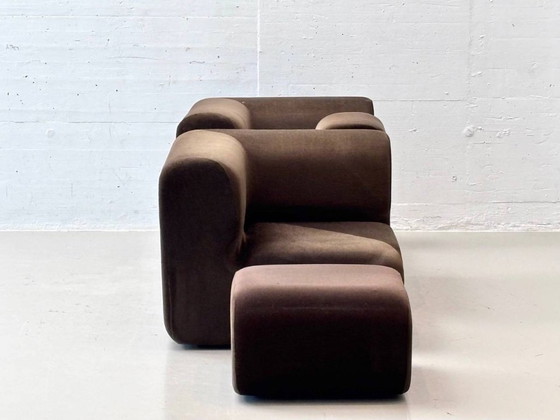 Gruppo di sedute modulari Blico Lounge, Svizzera 1975 – Divani modulari, Textile (photo 8 of 16)